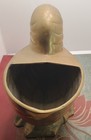 Vintage Mid Century Brass Nautilus Seashell Planter Nautical Decor Mcm 7  X 9 