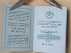 Rare Ussr Soviet Service Official Passport Unissued Blank Goznak 1988 Vintage