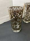 Vintage Mcm Barware  Georges Briard 22k Spanish Gold Highball Glass Set  4   Euc