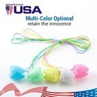 50pcs Dental Kids Milk Tooth Save Storage Case Baby Teeth Holder Plastic Boxes