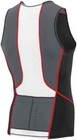 Louis Garneau Men s Tri Comp Sleeveless Jersey Triathlon Top Medium Blk Gray Red