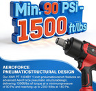 1 Inch Air Impact Wrench  2 350ft-lbs Nut-busting Torque  5 500 Rpm  8 5 Lbs Lig