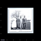 Old Vintage Square Photo Affectionate Men Women In Yard Couples 1956 Pic