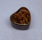 Vintage 1970s Cherub Angels Lacquered Trinket Box Heart Shaped 1 5    Art Decor 11