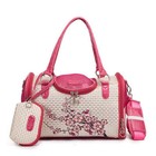 Portable Cat Dog Carrier Tote Bag Puppy Handbag Travel Outdoor Flower Pattern