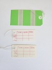 Vintage Lot Of 3 Twa Airlines Crew Luggage Baggage Tags  Unused