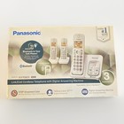 Panasonic Bluetooth Cordless 3 Phone System With Voice Assist  Answering Machine