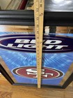 Vintage San Francisco 49ers Bud Light Beer Bar Mirror Sign 32 X 24 Nfl Football