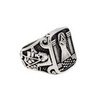 Vintage Freemason Palace Masonic Ring 316l Stainless Steel Solid Biker Punk Ring