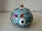 New Chinese Color Enamel Porcelain Tea Pot Jingdezhen Made