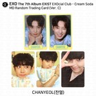 Exo 7th Album Exist Exocial Club Cream Soda Md Random Trading Card C Ver Kpop