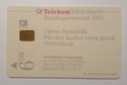 Phone Card Collectible Card Bundespresseball 1993 Circus Bonncalli