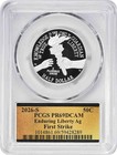 2026-s Enduring Liberty Ag Silver Half Dollar 1776 Pr69dcam Fs Pcgs Ann Label
