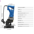 1600w Electric Hydraulic Hole Puncher Knockout Punch   1 3 -4 5  Metal Hole Punch