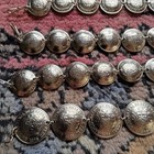 Vintage Coin Bracelet Foreign Silver Tone Peru Concave Variety Lot Of 5 Style 3