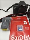 Canon Eos Rebel T6 Kit     18-55mm   70-210mm  Strap  New Sd  Mint Tested