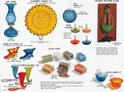 Pilgrim Glass  1966-1972 - Four Catalog Reprints  Mid-century Modern Mcm