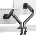Dual Monitor Desk Mount Stand Full Motion Swivel Computer Monitor Arm Fits 2 Scr