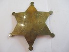 Large Brass Fantasy Badge Indian Service Police  Apache Nation