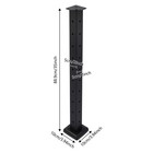 L-drilled Cable Railing Corner Post 35  Level Cable Railing Post  l w   5 5cm