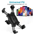 Motorcycle Phone Mount Auto Lock 100mph Military Anti-shake Bike Phone Holder