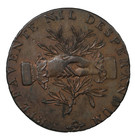 Great Britain 1793 Staffordshire Leek Halfpenny Copper Conder Token D h-10