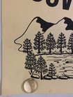 Vintage We Sell State Souvenirs State Park Hanging Poster Sign Double Sided 1960