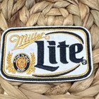 Miller Lite Beer Logo Embroidered Patch - Breweriana Collectible Patch