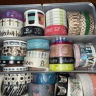 Assorted Washi Tape Lot Of Over 60