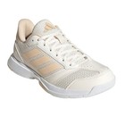 Adidas Ligra 8 Indoor  Womens Off White Sneakers Athletic Shoes Jp9766