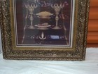Hindu Lord Ganesha Framed Art With Ornate Frame     36x17 Religious