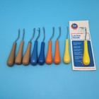 Lot Of 9  Latch Hook Tool Canvas Rug Plastic Handles Nice Lot