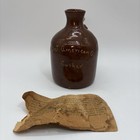 Vtg Moonshine Whiskey Jug 1st American Oil Gusher Alpine Motel Burkesville Ky 6   