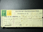 These Are Six Original  1860s Certificates Of Deposits  Multiple Banks 