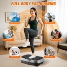New Vibration Plate Exercise Machine Vibrate Platform Whole Body Workout Fitness