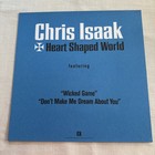 Original 1991 Chris Isaak    heart Shaped World    Promo Album Flat Poster Unused