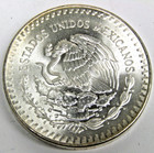 1985 - Uncirculated 1oz Silver Mexico Libertad  lettered Edge 
