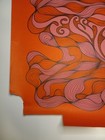 Rare Vintage Ecstacy Poster  Psychedelic 60s Used Original Simeon O marshall 