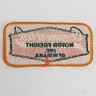 Vintage Commercial Motor Freight Inc Indiana Truck Driver Patch 2  X 4  Orange