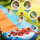 50ft Extra Long Slip Lawn Water Slide For Kids Adults  Xxxl Giant Heavy Duty Out
