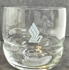 Vintage Singapore Airlines Glass With Etched Logo Set Of Two