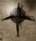 Victorian Era Piano Stool In Excellent Condition   Glass Ball Claw Feet 