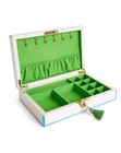 Jonathan Adler Lacquer Jewelry Box Blue Green     New Factory Sealed In Package