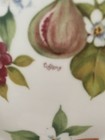 Brunelli Tiffany Vintage White Fig Fruit And Flowers Lattice Rim 8 2  Italy