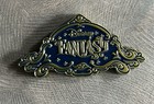 Disney Cruise Line Fantasy Ship Stern Magnet Golden   Navy Blue Dcl Official New