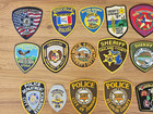 Nice Lot Of 42 Police Sheriff Patches Tx  Az  Fl  Oh  Ca  Ny  Ks  Many More   