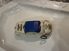 Vintage 1950marx Safe Driving School Tin Litho Wind-up Toy Car Blue Roof Works 
