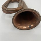 Solid Copper   Brass Bugle Horn Us Military  Calvary Style W mouthpiece