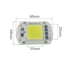 High Power Led Cob Chip Ac 110v Driverless 20w 30w 50w White Light Lamp Us Ship