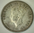 1947 C Newfoundland Silver 10 Cents Extra Fine Canada Ten Cent Xf Coin 10c